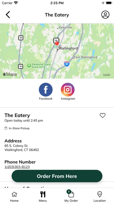 Capturas de pantalla de The Eatery of Wallingford