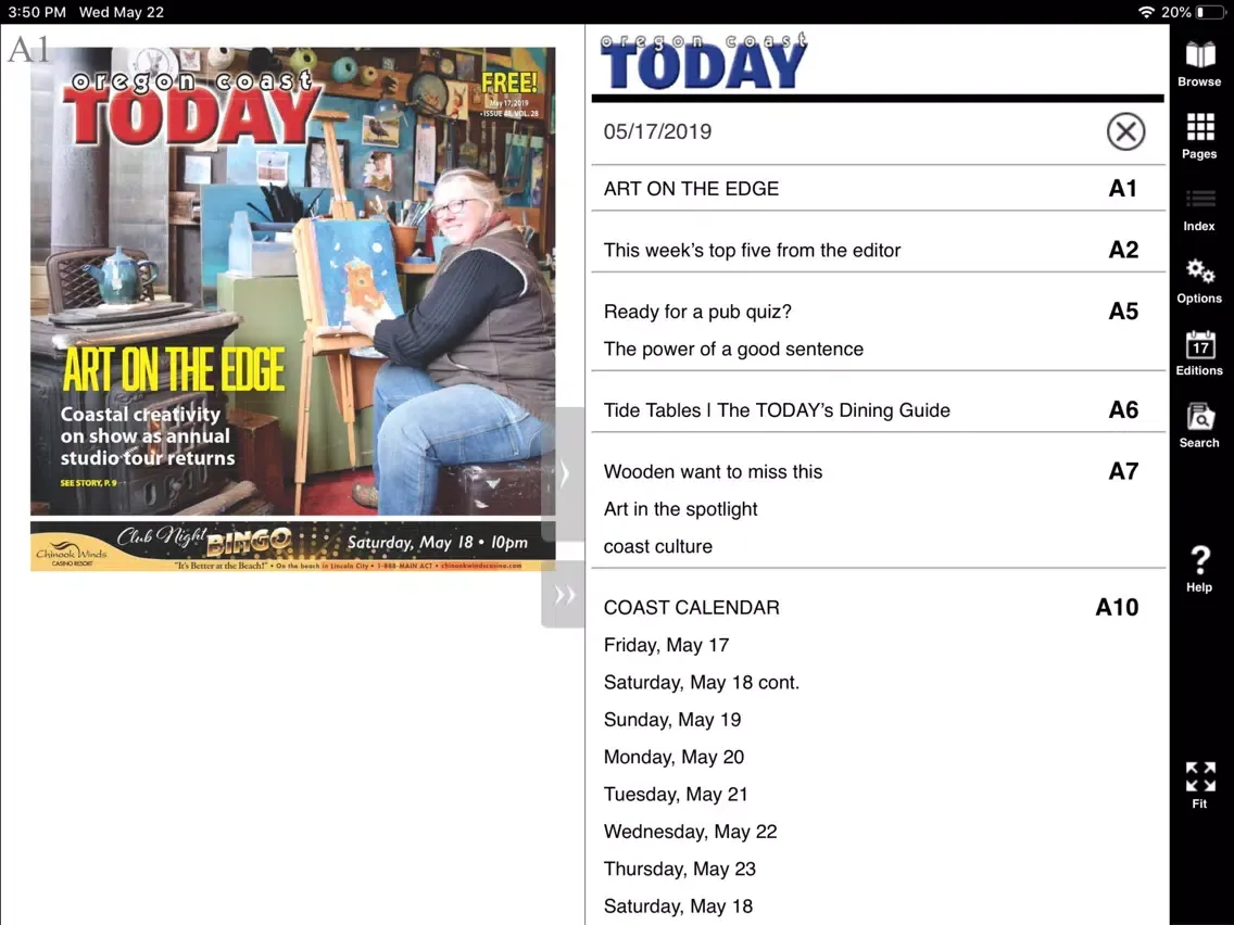 Oregon Coast Today eEdition iPad  스크린샷