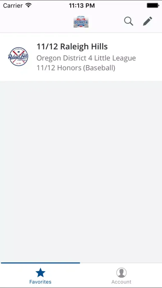 Oregon D4 Little League應用截圖