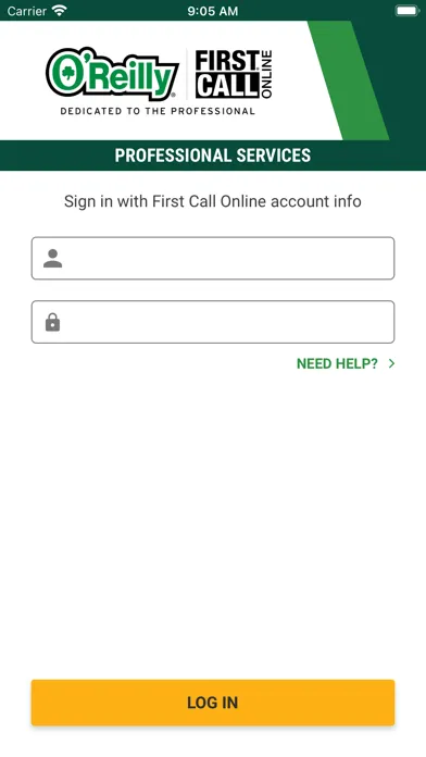 O’Reilly First Call VIN Scan Screenshots