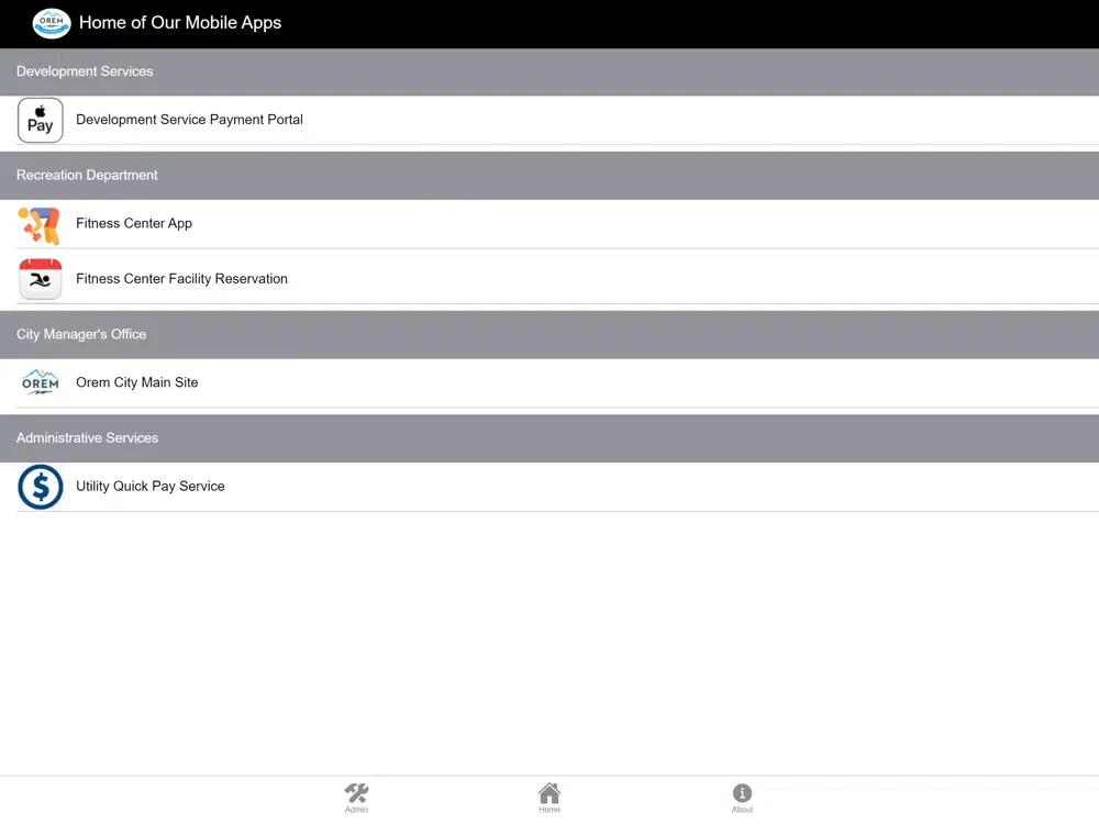 صور Orem Mobile Apps iPad 