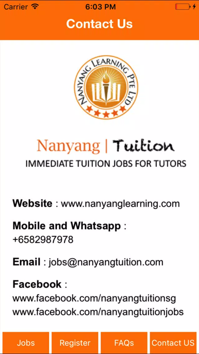 Nanyang Tuition Screenshots