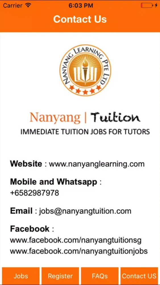 Nanyang Tuition Screenshots