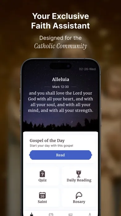 Capturas de tela do Oremus - Catholic Bible&Prayer