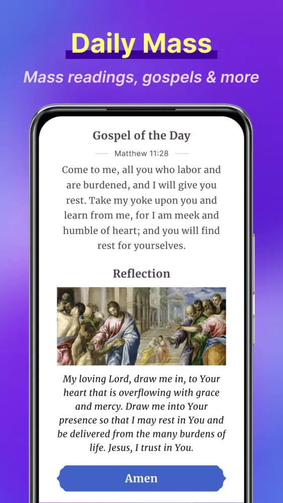 Captures d'écran de Oremus - Catholic Bible&Prayer