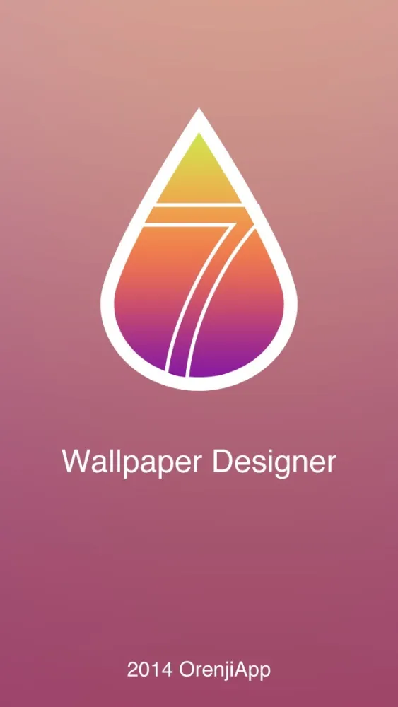 Wallpaper Designer - Design Wallpaper for iOS 7 (Blur and adjust image hue) 스크린샷