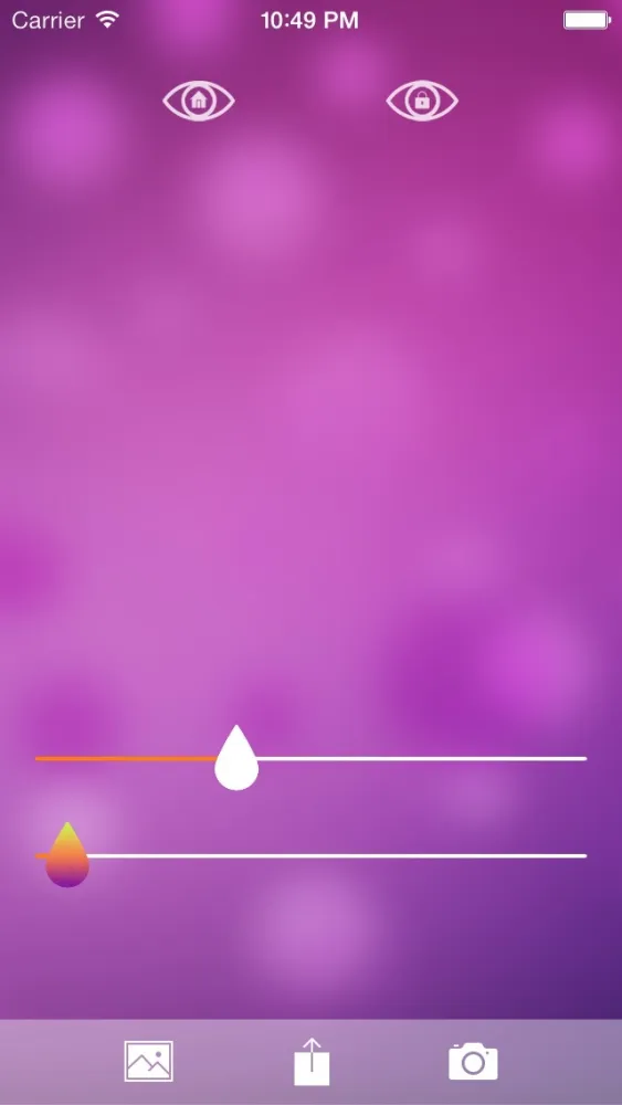Wallpaper Designer - Design Wallpaper for iOS 7 (Blur and adjust image hue) 스크린샷