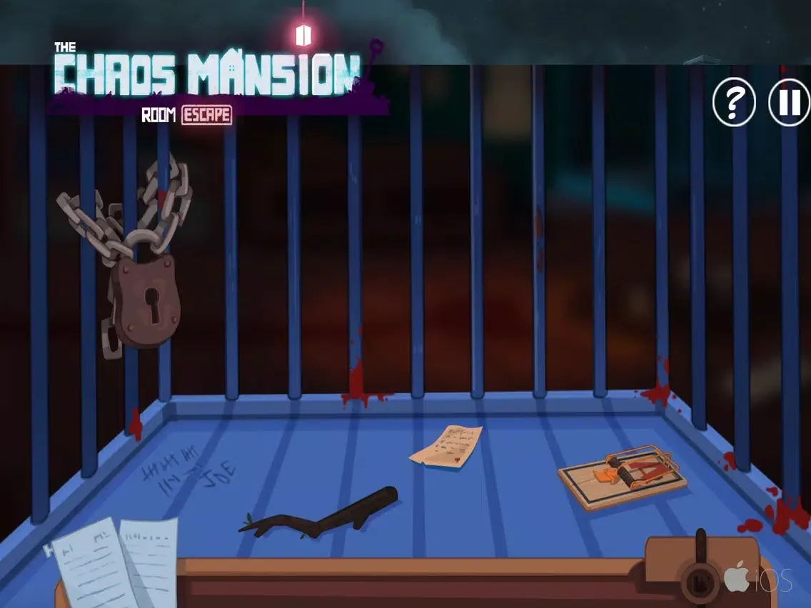 Tangkapan layar Chaos Mansion Room Escape iPad 