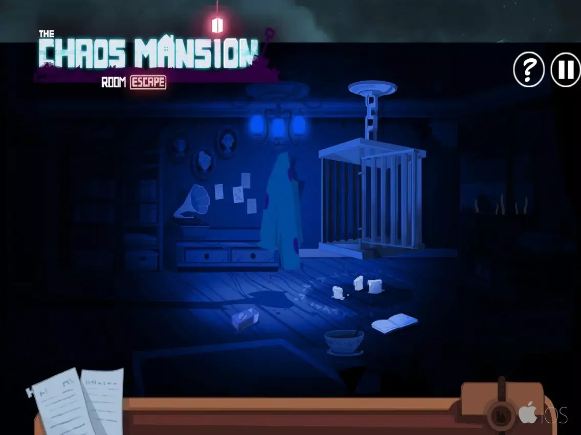 Tangkapan layar Chaos Mansion Room Escape iPad 