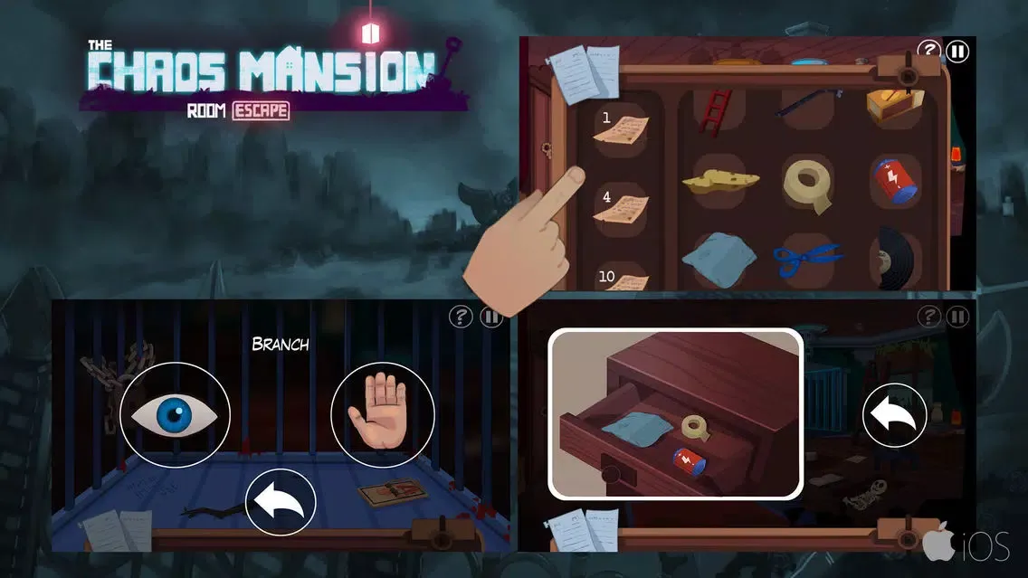 Tangkapan layar Chaos Mansion Room Escape
