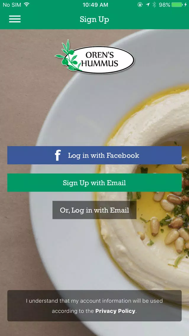 Capturas de pantalla de Orens Hummus