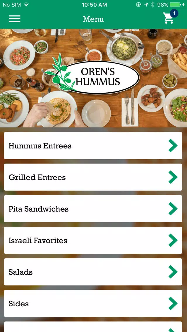 Capturas de pantalla de Orens Hummus