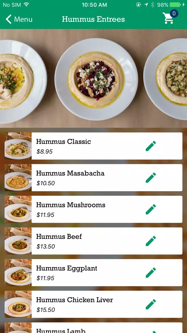 Capturas de pantalla de Orens Hummus