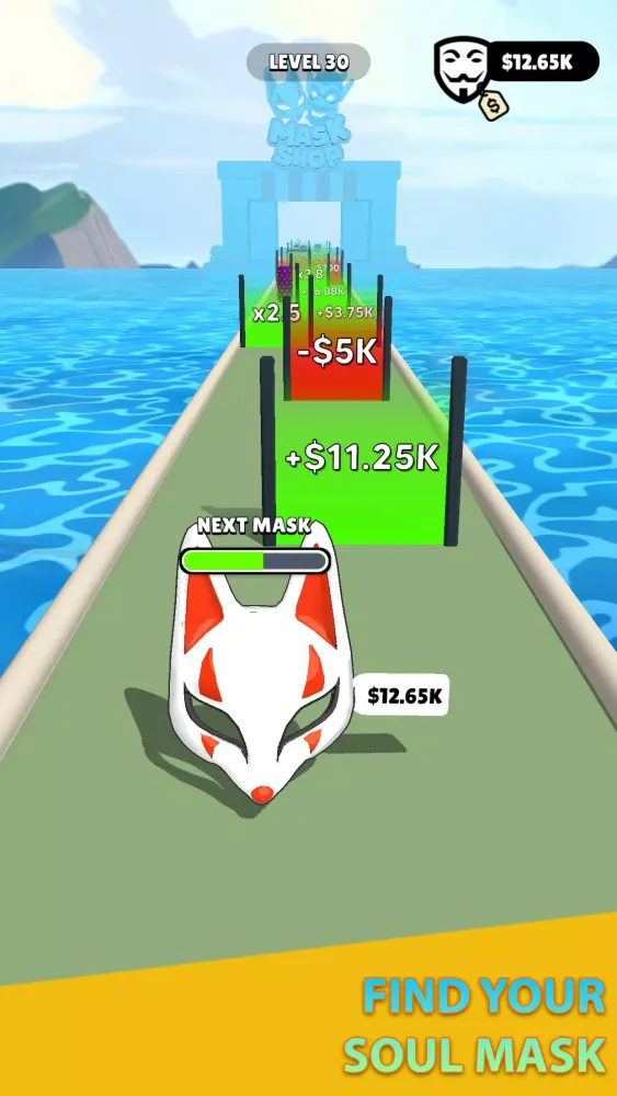 Mask Evolution: 3D Run Game Screenshots