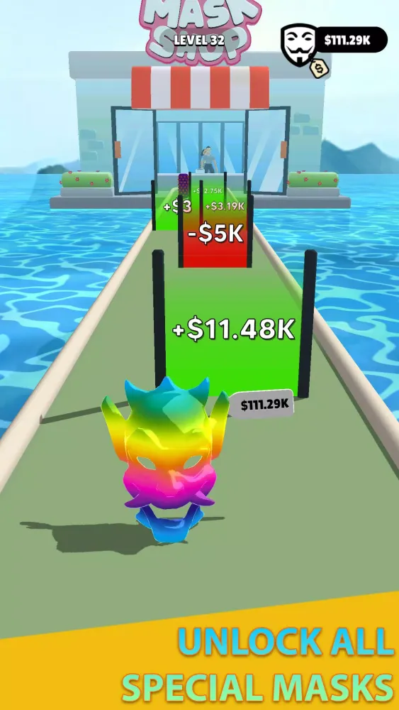 Mask Evolution: 3D Run Game Screenshots
