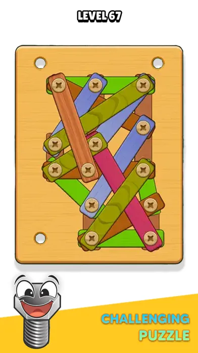 Capturas de tela do Screw Pins: Nuts and Bolts
