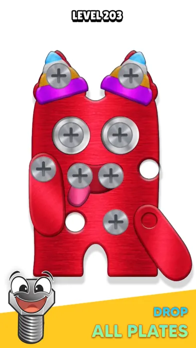 Capturas de tela do Screw Pins: Nuts and Bolts