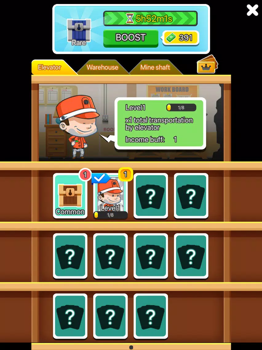 Ore tycoon-idle Mining game iPad  سکرین شاٹس