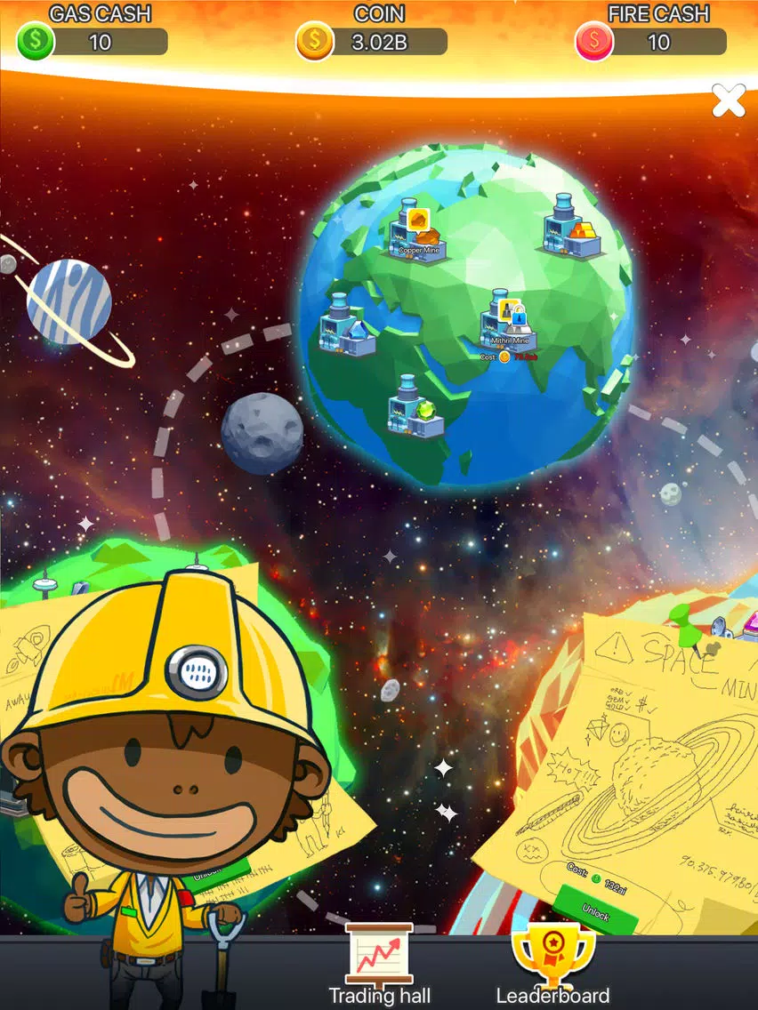 Ore tycoon-idle Mining game iPad  سکرین شاٹس