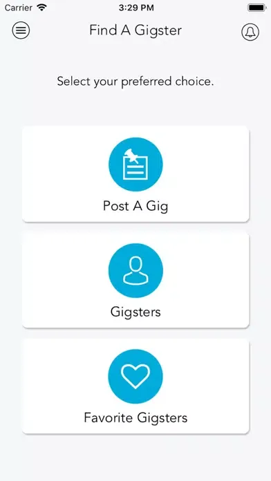 تصاویر Gigster App