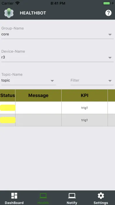 Tangkapan layar Juniper Contrail HealthBot