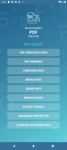Accumulator PDF creator स्क्रीनशॉट