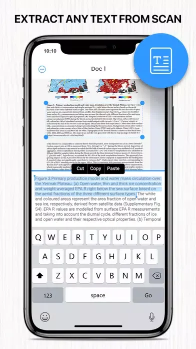 Scan to pdf app: text scanner Screenshots