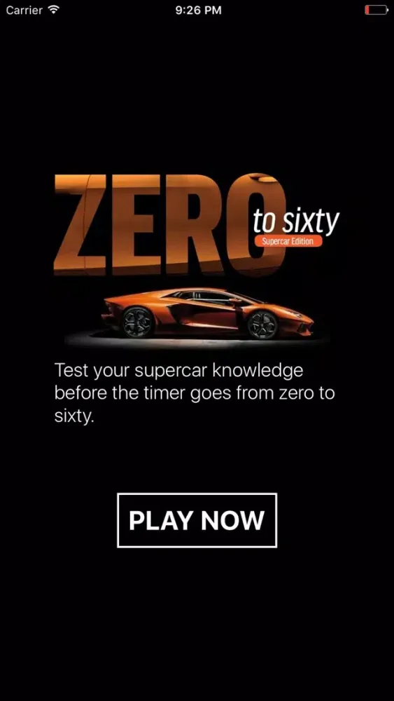 Zero to Sixty Game स्क्रीनशॉट