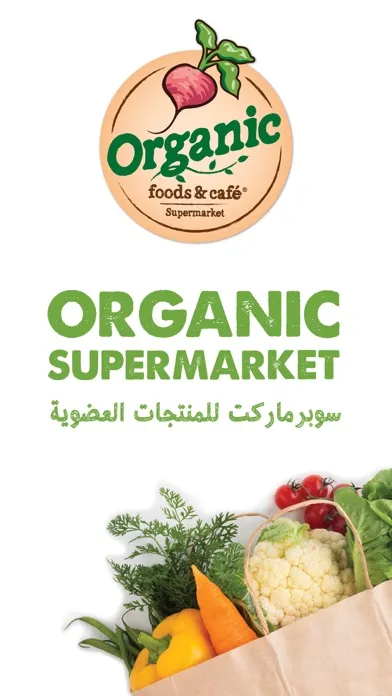 Capturas de tela do Organic Grocery Online