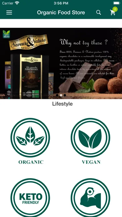 Organic Store SA スクリーンショット