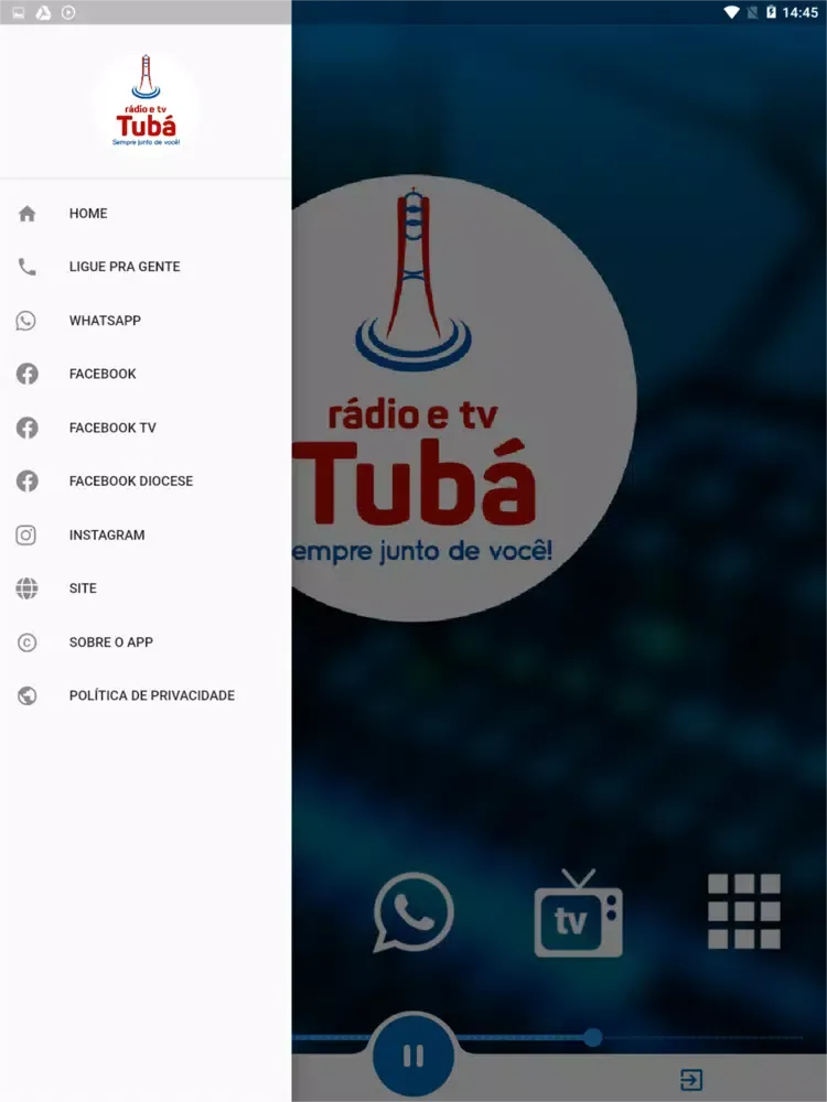Captures d'écran de Rádio e TV Tubá Oficial iPad 