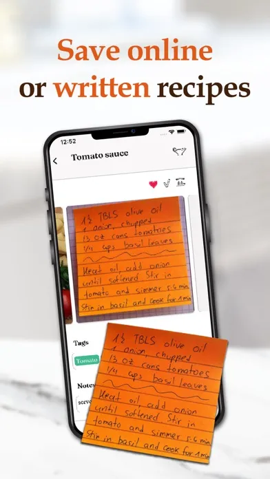 Recipe keeper app: OrganizEat Screenshots