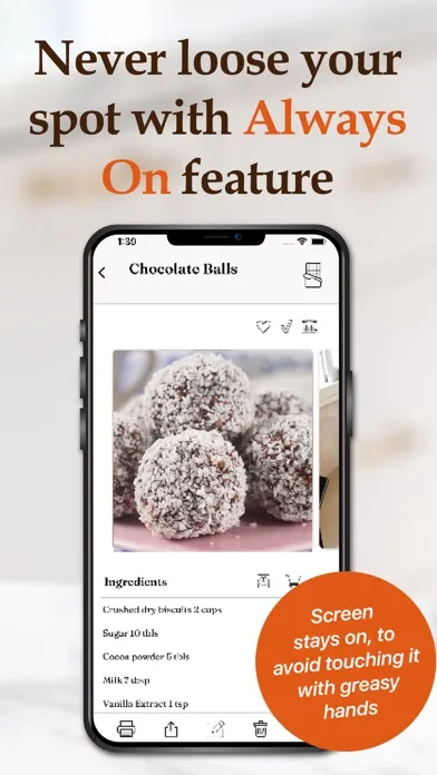 Recipe keeper app: OrganizEat Screenshots