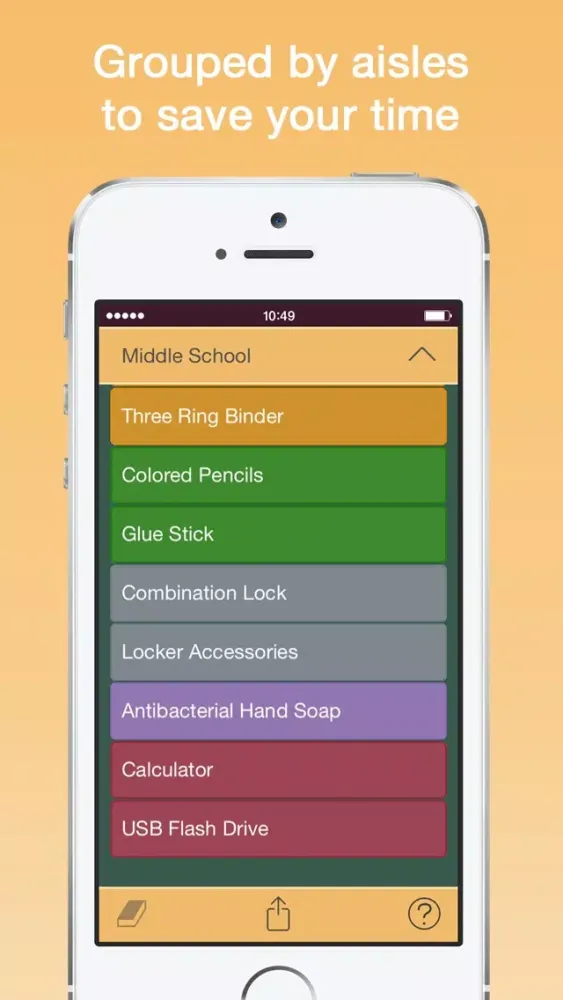 Captures d'écran de Backpack - Back To School Shopping List