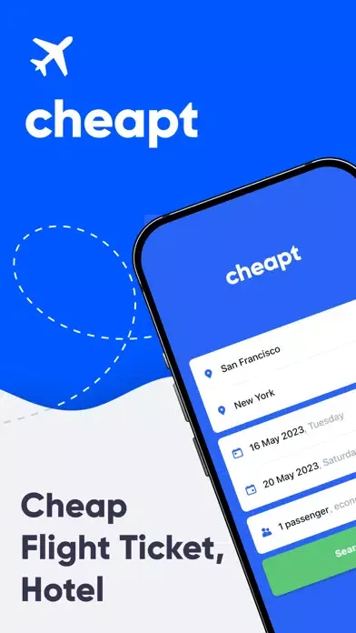Cheapt - Flight Ticket, Hotel سکرین شاٹس