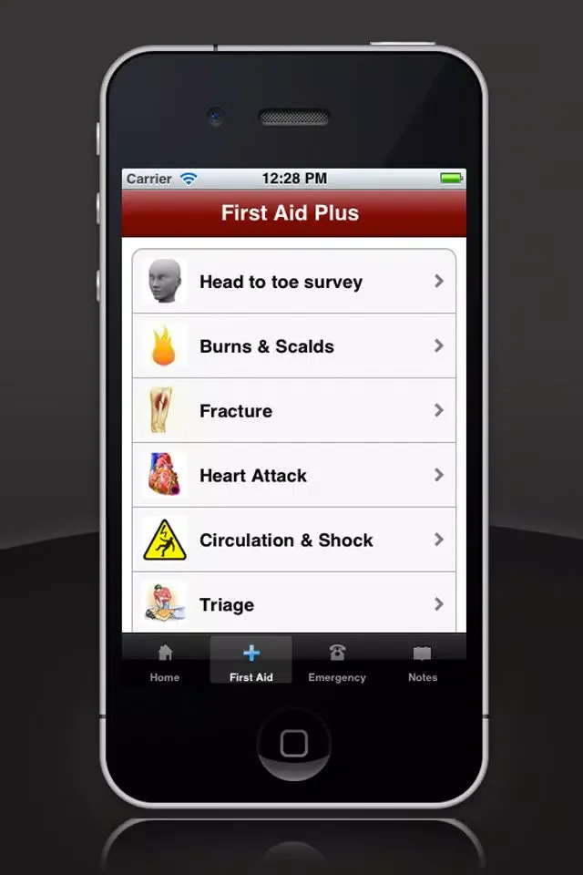 Zrzuty ekranu First Aid Plus