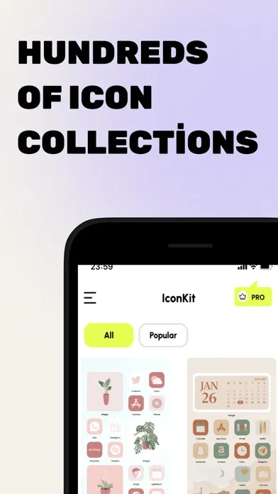 ภาพหน้าจอของ IconKit - Icon & Widget Themes