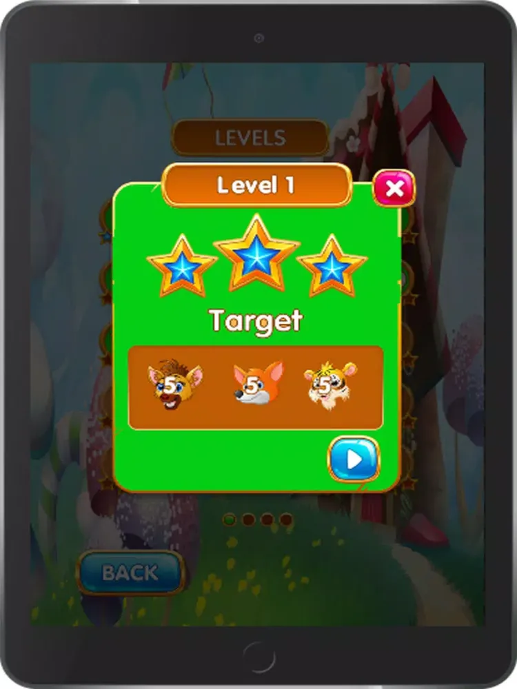 Captures d'écran de animal super match3 iPad 