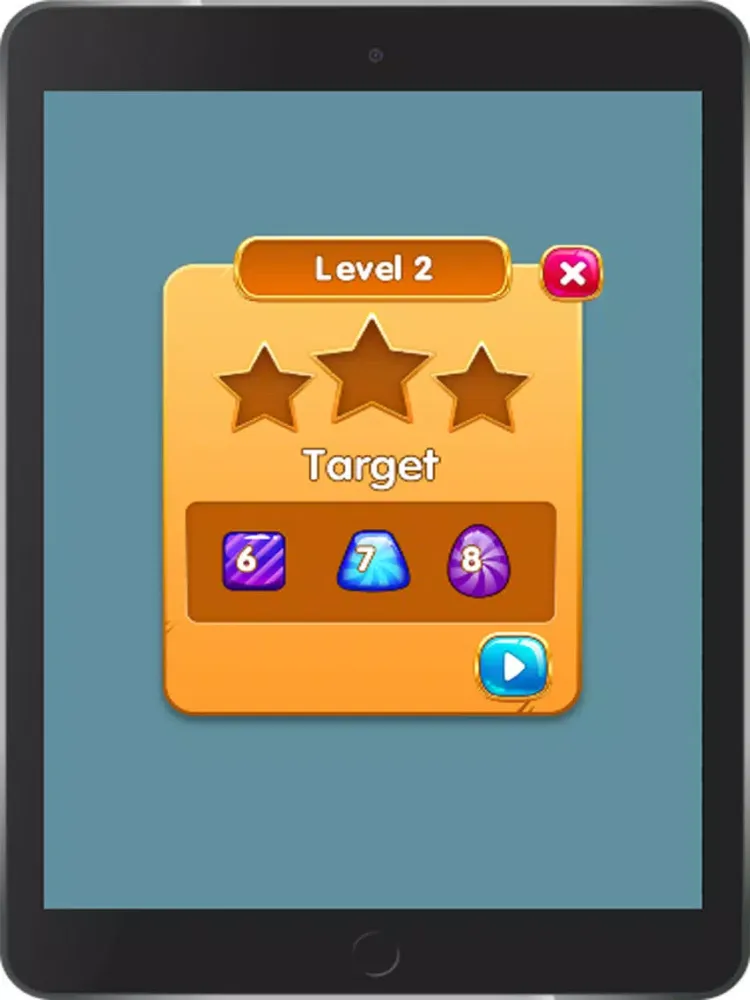 Beautiful candy fun_match3 iPad  스크린샷