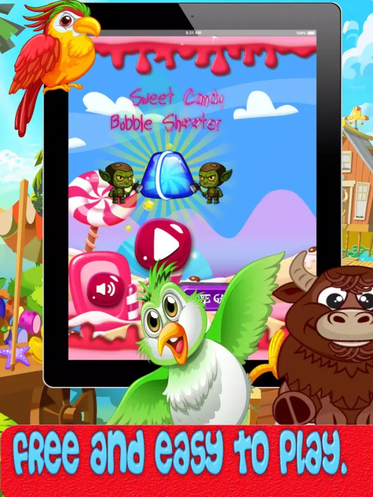 تصاویر Zombie bubble shooter candy iPad