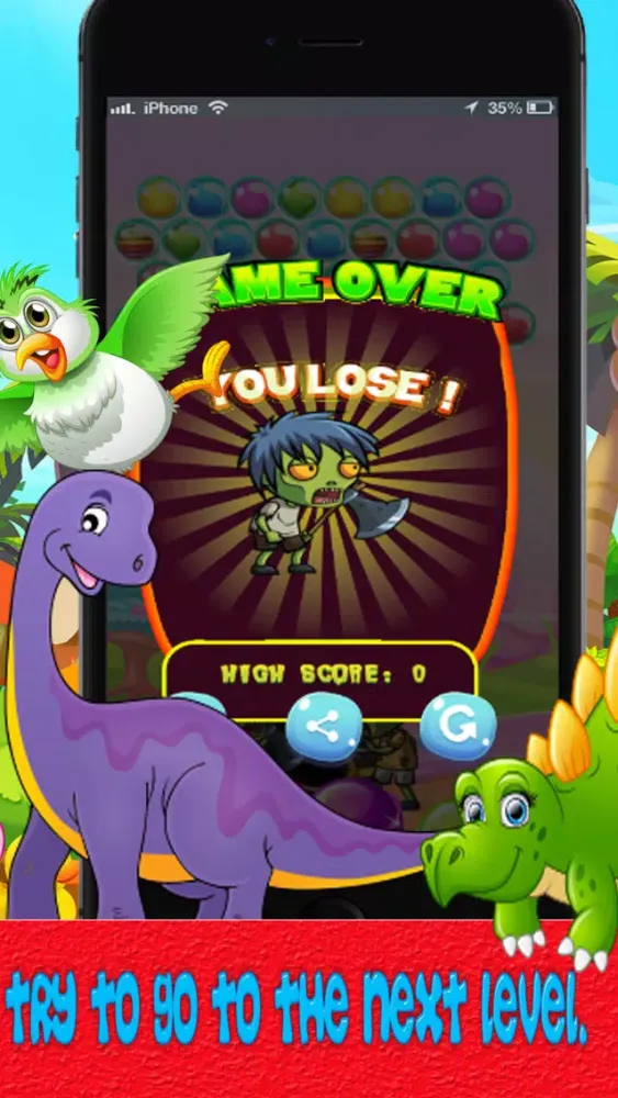 Bubble shooting-zombie shooting bobble sweet candy Ekran Görüntüleri