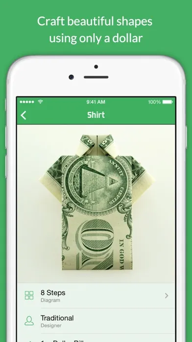 Dollar Bill Origami Screenshots