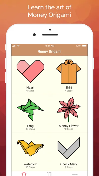 Tangkapan skrin Money Origami Gifts Made Easy