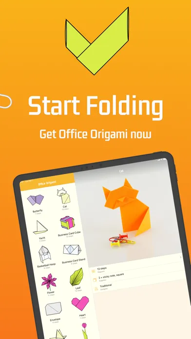 Captures d'écran de Office Origami
