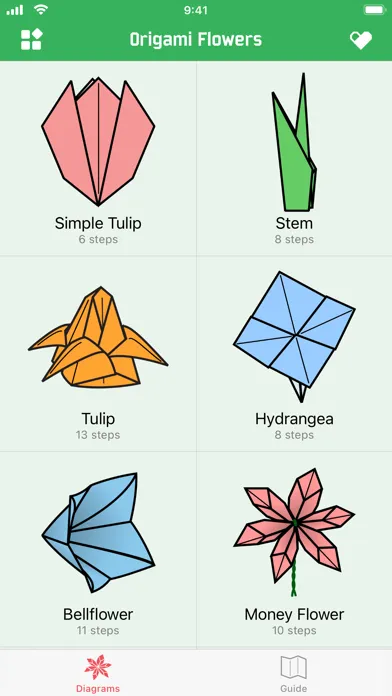 Origami Flowers Screenshots