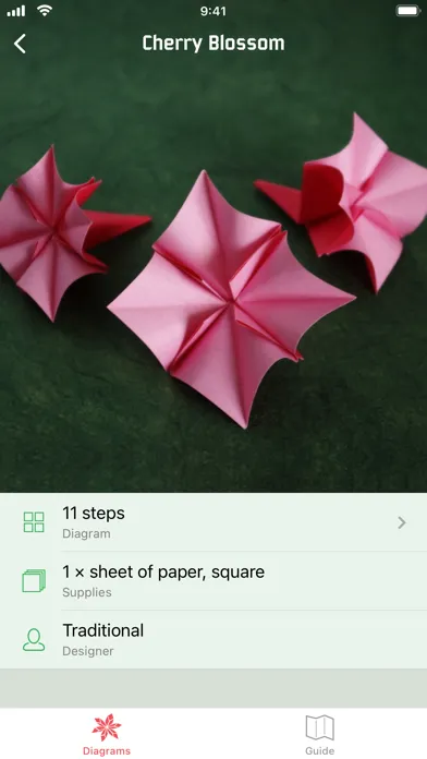 Origami Flowers Screenshots