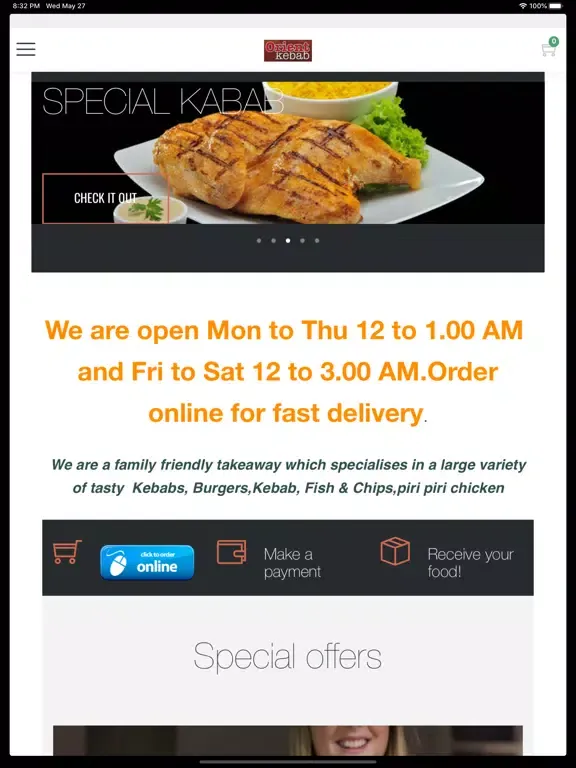 تصاویر Orient Kebab iPad 