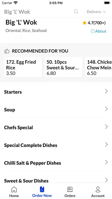 Ảnh chụp màn hình của Big L Wok