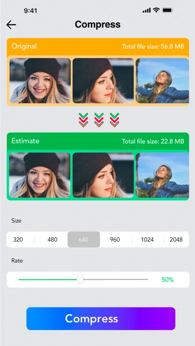 Compress Photo & Save Space應用截圖