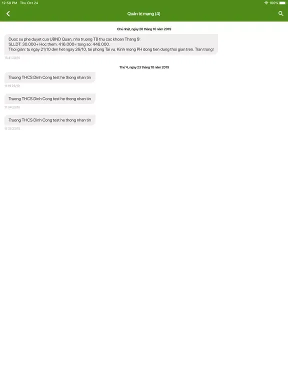 Screenshot di Bimi School iPad 